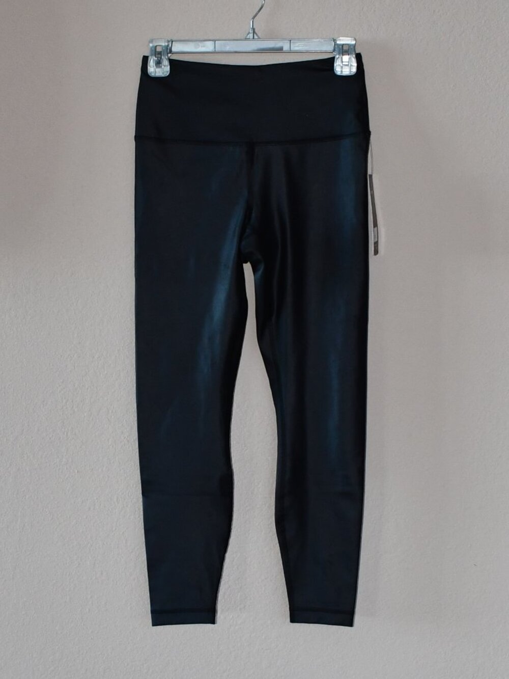 90 Degree By Reflex Black Cire High-Rise Yoga Leggings Size Small $78